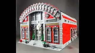 Huge Lego Train Station