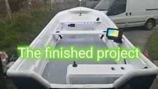 BOAT RESTORATION COMPLETE fitting a Lopro automatic bilge PUMP 