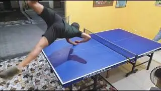 Master Pingpong,, Smash sambil salto