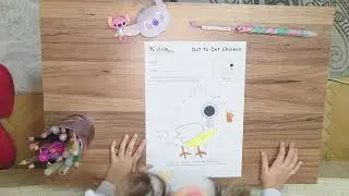 Dot to Dot Chicken for Kids | Connect the Dots Counting Activity | EZ Sisters