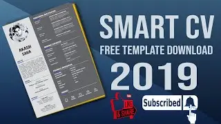 CV/RESUME/BIO DATA Making template in Photoshop