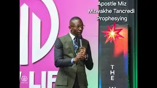 Prophet Uebert Angel's son Apostle Miz Mzwakhe Tancredi Prophesying