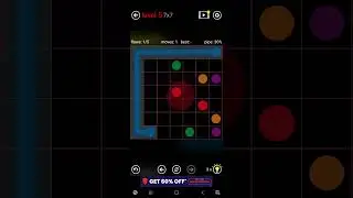 Flow Free 7x7 Level 5 #flowfree #level5 #8x8 #6x6 #7x7 #8x8 #mania #9x9 #10x10
