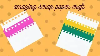 GOT SCRAP PAPER? Make this easy craft for gifts and projects!!