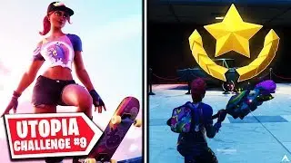 SECRET BATTLE STAR! Utopia Challenges Week 9 (Fortnite Season 9)