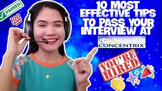 10 BEST TIPS TO PASS IN CONCENTRIX INTERVIEW QUESTIONS AND LAND A JOB | NAYUMI CEE 💙