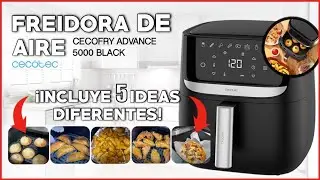 PROBAMOS la nueva FREIDORA CECOFRY ADVANCE 5000 BLACK de CECOTEC | + los TRUCOS de nuestras RECETAS