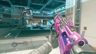 Infinite Warfare: Banshee - Siren - Blue Dot Camouflage First Person All Attachments