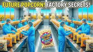 🍿Inside the World's largest popcorn Factory Production  - Secrets Reveled