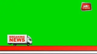 Breaking News Banner - Green Screen Animation