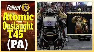 fallout 76 Limited Rewards | Atomic Onslaught T45 Power Armor Paint (Season 1 Rank 18)