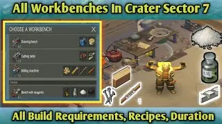 All Workbench In Multiplayer LDOE | Workbench Build Requirements & Recipes | LDOE Workstation Crater