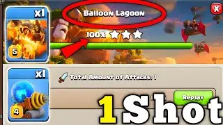 1 Shot Max Ballon Lagoon is Very Easy in Clan Capital