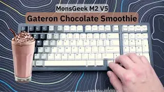 TACTILE Smoothies! Full POM tactiles | Gateron Chocolate Smoothie | MonsGeek M2 V5 VIA | sound test