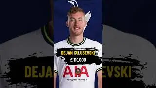 Tottenham Hotspur Player Salaries:#football  #footballer #HarryKane #scorer