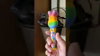WOW! ASMR! AMAZING! PEEPS BUNNY POP-UP! #asmr #amazing #candy #toy #short #viral #trending