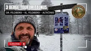 🥾❄️ Drei-Berge-Tour im Taunus im Winter &ndash; Gro&szlig;er Feldberg, Kleiner Feldberg & Altk&ouml;nig 🌨️🌲