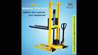 Manual Stackers: Your Warehouse's New Best Friend #ManualStackers #WarehouseEquipment
