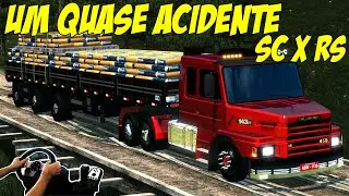 QUASE ME ACIDENTEI COM O SCANIA 143 - SANTO ANGELO RS - G27!!!