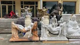 Marble statues