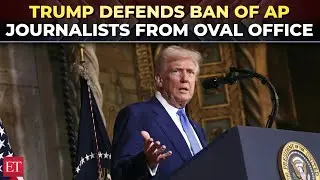 Trump defends ban of AP journalists from Oval Office, Force One over 'Gulf of Mexico' dispute