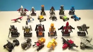 KRE-O MICROCHANGERS SERIES 3 FULL COLLECTION KREON TRANSFORMERS TOY REVIEW BY MITCH SANTONA