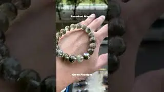 Green Phantom Quartz is a wonderful good luck stone. It helps banish and dispel any negative energy!