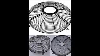 Automatic Industrial Fan Guard Making Machines for Making Spiral Wire Fan Grills, Mesh,Cover Safety
