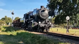 Terug naar toen VSM 2025 50 jaar.stoomloc BR 52 3879 Als cargo richting beekbergen