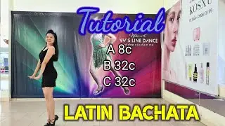 Hướng Dẫn Latin Bachata l Tutorial Line Dance - Vy's Linedance