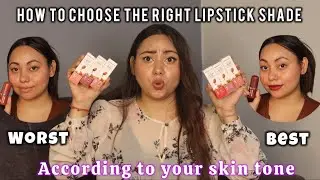 How  To Choose The Right Lipstick Shade For Your Skin Tone | Mamaearth Creamy Matte Lipstick