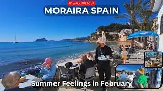 🌴Moraira 🇪🇸: Summer Feelings in February at Friday Market, Restaurants and Beaches