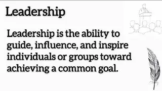 Essay on Leadership | Writing & Reading & Listening Practice | Improve English | Learn English