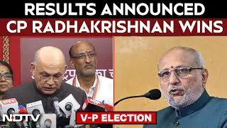 Vice President News | India's New V-P: Cross-Voting In Veep Poll, NDA Pick CP Radhakrishnan Wins