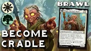 Gaea's Cradle as a Commander  - Brigid Clachan's Heart / Doun's Mind  - Brawl MTG Arena Gameplay