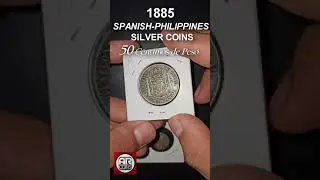 1885 SPANISH PHILIPPINES SILVER COINS