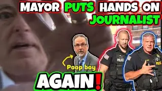 💥Mayor Puts Hands on Journalist AGAIN! Niagara Falls, NY 