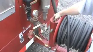 Sullair 185CFM Air Compressor John Deere Diesel Hose Reel Trailer Mounted For Sale Mark Supply