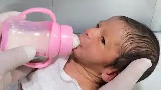 Cute Little Baby in NICU | Feeding Time with Nurse Care | Bilirubin Level Increased🤲❤️#cutestbaby🙏❤️