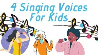 The 4 Different Singing Voices for Kids 3rd - Lesson 1
