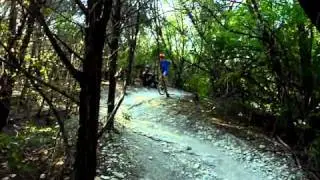 Mountain Unicycling at Walnut Creek - Austin, TX 8.22.10