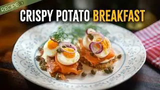 The Ultimate Breakfast: Smoked Salmon,  Eggs, and Crispy R&ouml;sti