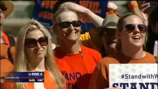 Pro choice rally in Dallas