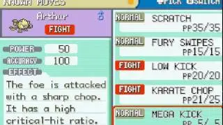 Let's Play Pokemon FireRed-Part 5: Mega Kick! Mega Punch!