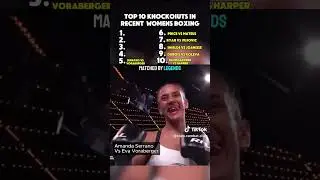 TOP 10 KNOCKOIUTS INRECENT WOMENS BOXING