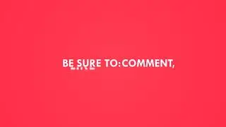 Typography Red Outro Template After Effects