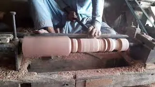 Wooden Bed Leg Making|| Beautiful masterpiece of artisan||Pakistan's skills||