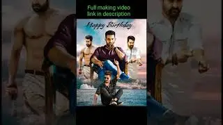 junior NTR birthday banner photo editing #shorts