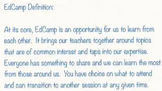 What is EdCamp