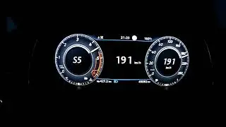 TOP SPEED GOLF MK7 facelift GTD 184 CH